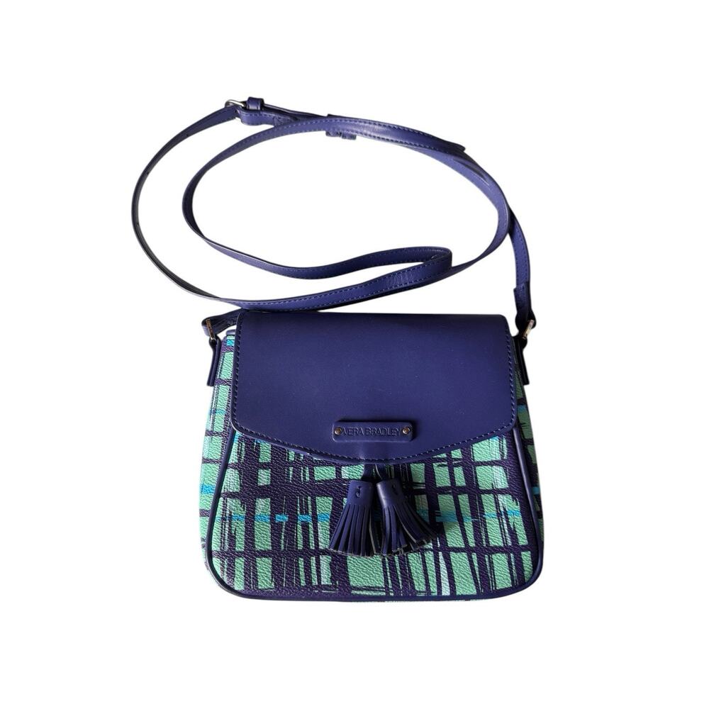 Vera Bradley Tassel Crossbody Bag Multicolor Deisgn Small Purse Adjustable Strap